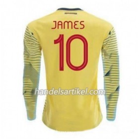 Kolumbien James Rodriguez 10 Heim Trikotsatz Copa América 2019 Langarm